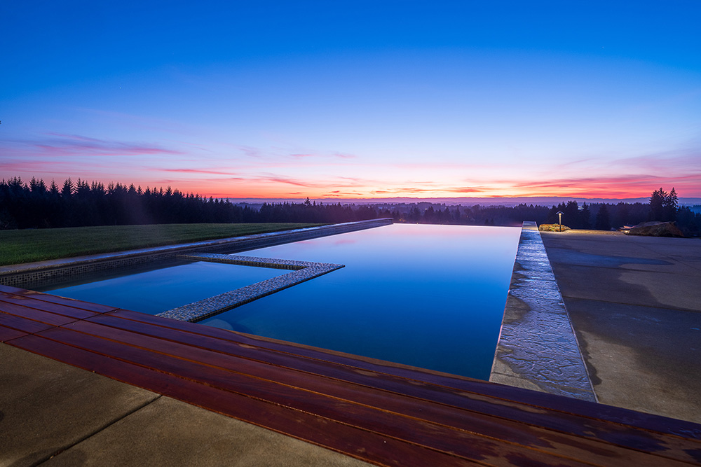 a pool by Greenhaven Landscapes