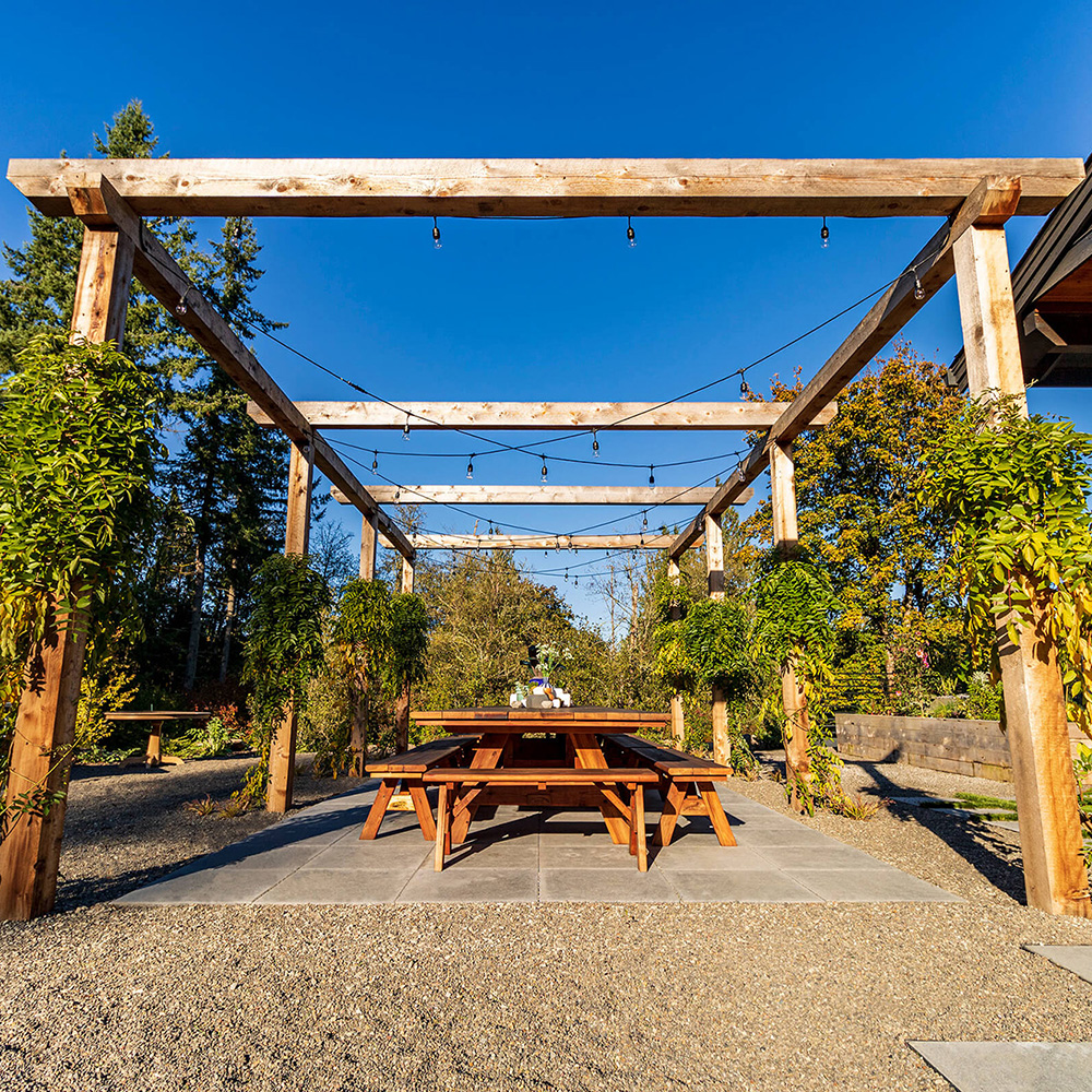 an arbor from Greenhaven Landscapes