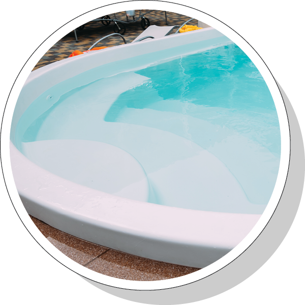 drop-in fiberglass pool