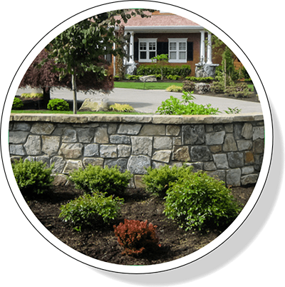 example of masonry materials from Greenhaven Landscapes