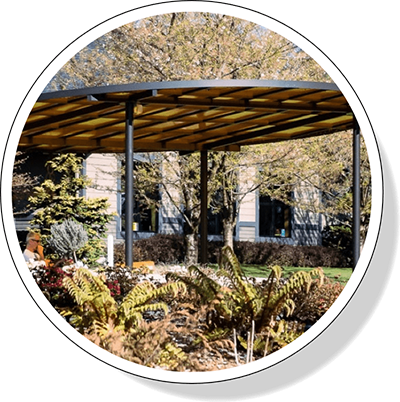 example of metal materials from Greenhaven Landscapes