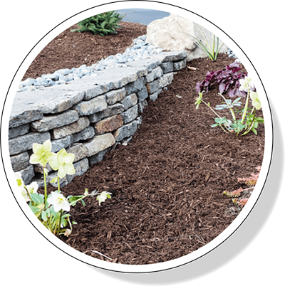 example of natural stone materials from Greenhaven Landscapes