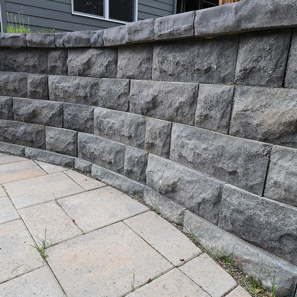 retaining wall by Greenhaven Landscapes